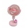 Ручний міні-вентилятор Mini Fan 677-96 Рожевий (30151436)