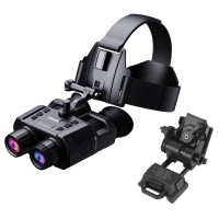 Повний комплект окуляри нічного бачення ПНБ NV8000 + чорне металеве кріплення на шолом Wilcox L4G24