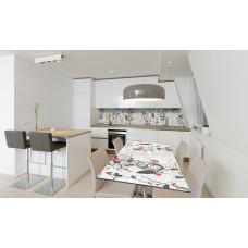 Наклейка вінілова на стіл Zatarga «Листи та Квіти» 650х1200 мм Z180756/1st