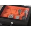 Скринька для зберігання годинників Salvadore WB/3420/8.BL-OR 320х245х87 мм Чорно-помаранчевий