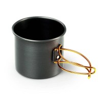 Кружка/каструля GSI Outdoors Halulite 20 fl.oz Aluminium Bottle Cup Чорний (1099-50196)