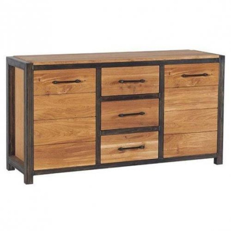 Комод Loft NS-286 830x1500x400 мм Чорний