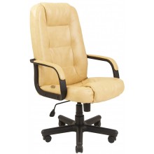 Офісне крісло керівника Richman Челсі Мадрас Gold Beige Пластик Річ М2 AnyFix Бежеве