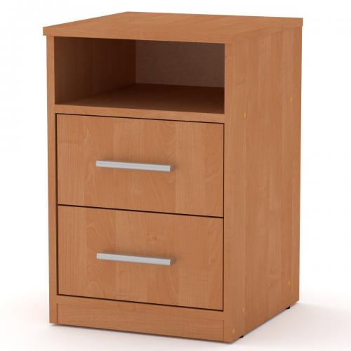 Тумбочка нічна Компаніт ПКТ 2 38х38х57 см Вільха Тумбочка нічна Компаніт ПКТ 2 38х38х57 см Вільха