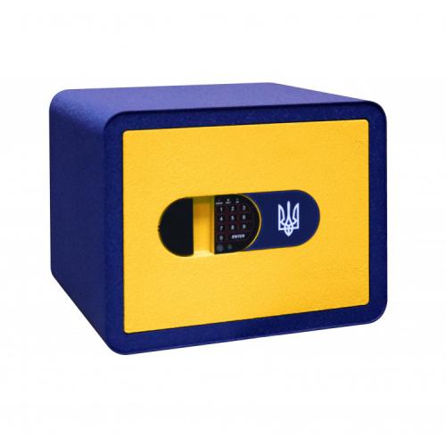 Сейф мебельный Griffon MSR.30.E Yellow-Blue Сейф мебельный Griffon MSR.30.E Yellow-Blue