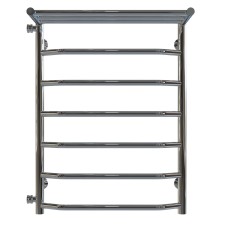 Рушникосушарка водяна Трапеція з полицею П7 500х700 Deffi Хром (C.TP.70.50.7.C.B)