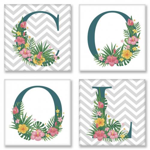 Набір для розпису по номерам Идейка COOL 18*18 см*4 шт. CH114 Набір для розпису по номерам Идейка COOL 18*18 см*4 шт. CH114