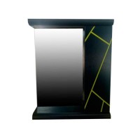 Дзеркало з полицями Mikola-M Plastic 2.1 Антрацит grey yellow правий 60 см Дзеркало з полицями Mikola-M Plastic 2.1 Антрацит grey yellow правий 60 см
