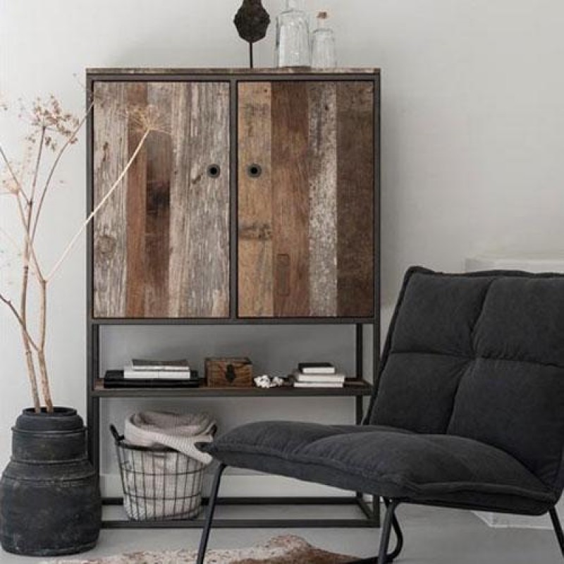 Комод Loft NS-277 1430x900x350 мм Чорний