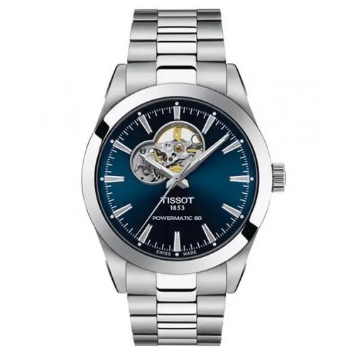 Годинник Tissot Gentleman Powermatic 80 Open Heart T127.407.11.041.01 Годинник Tissot Gentleman Powermatic 80 Open Heart T127.407.11.041.01