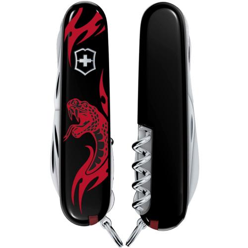 Складаний ніж Victorinox Huntsman Zodiac Вражаюча змія 91 мм Різнокольоровий (1.3713.3_Z4351u) Складаний ніж Victorinox Huntsman Zodiac Вражаюча змія 91 мм Різнокольоровий (1.3713.3_Z4351u)
