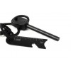 Похідне кресало та свисток EDC Sarver black