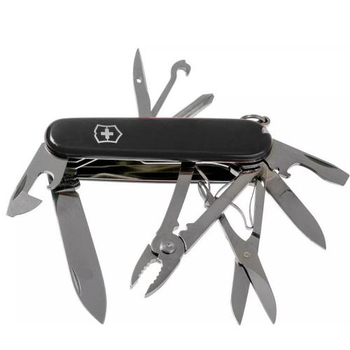 Складаний ніж Victorinox Deluxe Tinker 91 мм 17 функцій Чорний (1.4723.3) Складаний ніж Victorinox Deluxe Tinker 91 мм 17 функцій Чорний (1.4723.3)