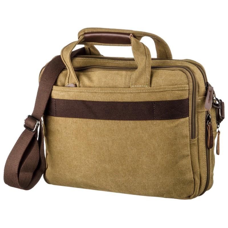 Сумка текстильна для ноутбука 15.6 на два відділення Vintage 20181