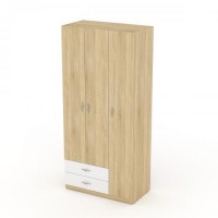 Шафа для речей 13 Компанит дуб сонома + білий