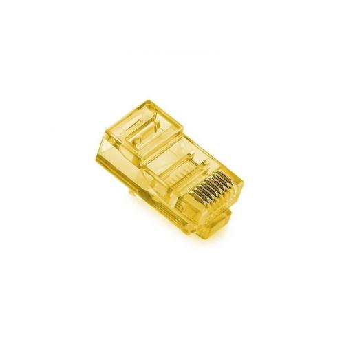 Коннектор ATIS UTP RJ45 8 пиновый желтый (1000 шт.) в інтернет супермаркеті PbayMarket!