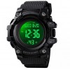 Годинник наручний чоловічий Skmei 1552 Black 1552BK (17153-hbr)