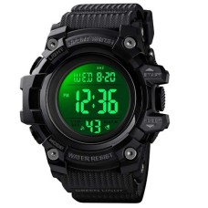 Годинник наручний чоловічий Skmei 1552 Black 1552BK (17153-hbr)