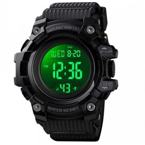 Годинник наручний чоловічий Skmei 1552 Black 1552BK (17153-hbr) Годинник наручний чоловічий Skmei 1552 Black 1552BK (17153-hbr)