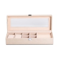 Скринька-органайзер для прикрас YIWU 31x11x8 см Бежевий (HP-5-5BE)