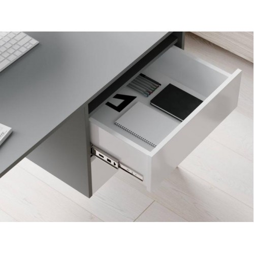 Стіл письмовий Меблева Площа СП-8 Антрацит + Білий (120х60х75 см) Стіл письмовий Меблева Площа СП-8 Антрацит + Білий (120х60х75 см)