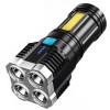 Ліхтар ручний Police X509/L-S03-4LED 3030+COB з/в USB-micro Чорний ABS пластик (X509)