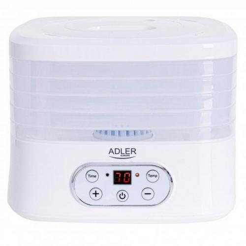 Електросушарка для овочів фруктів грибів Adler AD 6658 White Електросушарка для овочів фруктів грибів Adler AD 6658 White