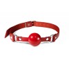 Кляп силіконовий Feral Feelings Silicon Ball Gag Red/Red, червоний ремінець, червона кулька в інтернет супермаркеті PbayMarket!