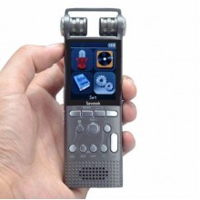 Професійний цифровий диктофон з лінійним входом Savetek GS-R06 8 Гб пам'яті Сірий (100084)