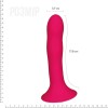 Дилдо з присоскою Adrien Lastic Hitsens 4 Pink, відмінно для страпона, діаметр 3,7см, довжина 17,8см в інтернет супермаркеті PbayMarket!