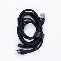 Універсальний зарядний кабель 3 в 1 Smart X Type-C/Micro-USB/Lightning (UR521)