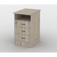 Тумба офісна Тиса Мебель ТМ-112 2 Сонома 75x60x40 см Тумба офісна Тиса Мебель ТМ-112 2 Сонома 75x60x40 см