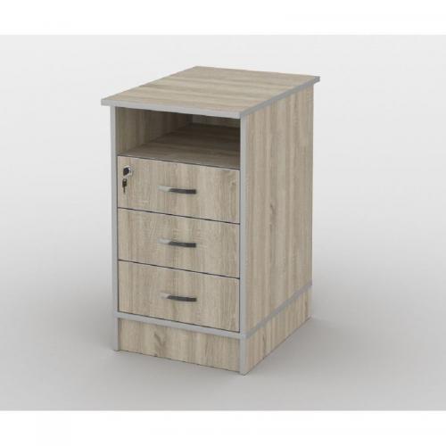 Тумба офісна Тиса Мебель ТМ-112 2 Сонома 75x60x40 см Тумба офісна Тиса Мебель ТМ-112 2 Сонома 75x60x40 см