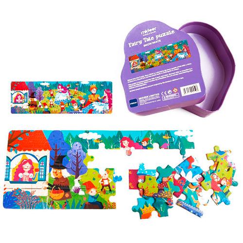 Пазл Mideer Казкова головоломка-Білосніжка 50 ел MD3059 Пазл Mideer Казкова головоломка-Білосніжка 50 ел MD3059