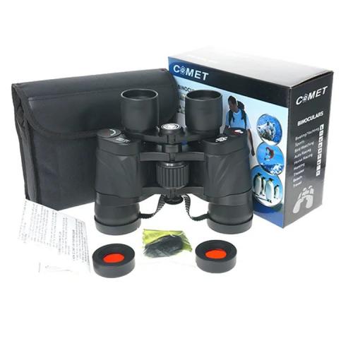 Бінокль Comet AXP104-7 8x40 з червоним фільтром чорний в чохлі