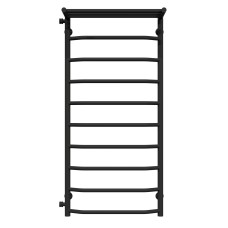 Рушникосушарка водяна Трапеція з полицею П10 500х1100 Deffi Чорний (C.TP.110.50.10.B.B)