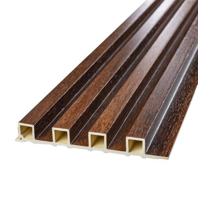 Декоративна стінова рейка Sticker Wall WPC Каштан 160x3000x23 мм (SW-00001536)