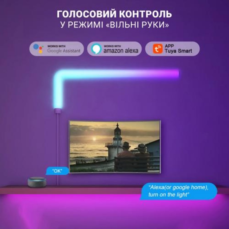 Розумні настінні led панелі Inspire SLX06-4 177LED 4 шт White