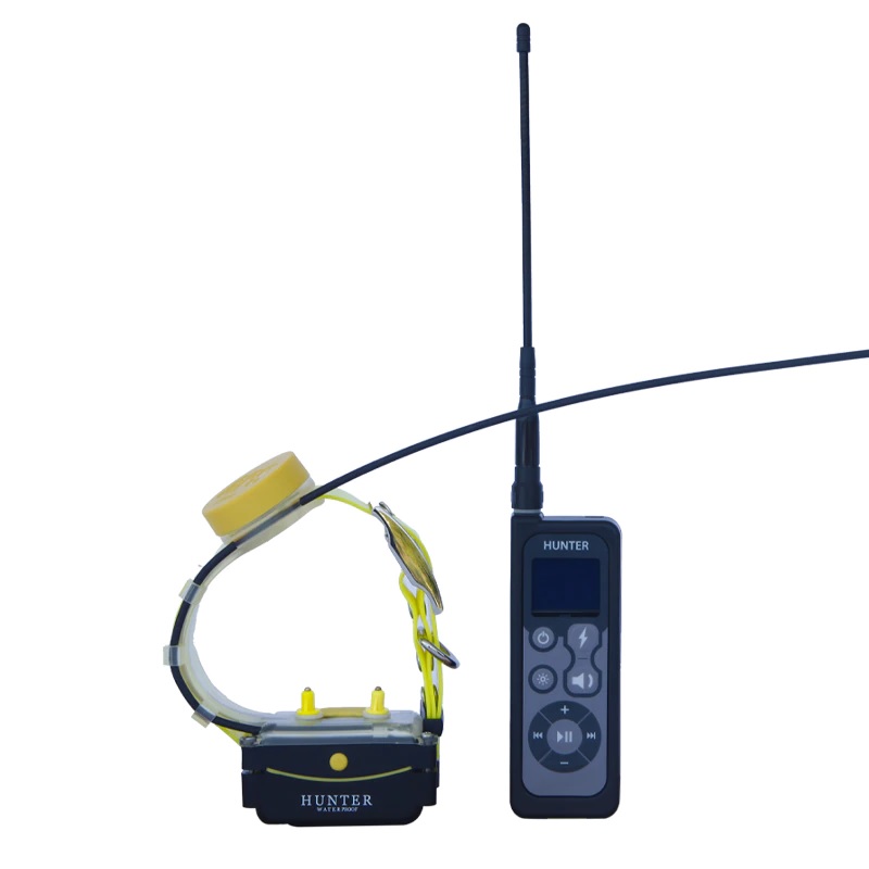 Радіо ошийник з gps для мисливських собак - трекер до 25 км HUNTER-25 PRO NEW, з функціями електроструму і звуку