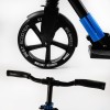 Самокат двоколісний складаний амортизатор Best Scooter PU колеса 100 кг Black and blue (105586)