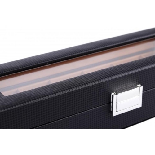 Скринька для зберігання годинників Craft 6PU.CRB.BL.BR чорний