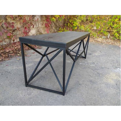 Журнальний, кавовий столик GoodsMetall у стилі Лофт 1200х400х450 ЖС777 Журнальний, кавовий столик GoodsMetall у стилі Лофт 1200х400х450 ЖС777