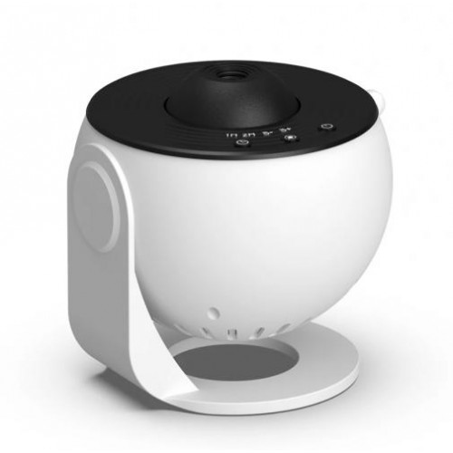 Проектор-нічник зоряного неба Galaxy Light Projector 14.5х14,5х11,5 см Чорно-білий Проектор-нічник зоряного неба Galaxy Light Projector 14.5х14,5х11,5 см Чорно-білий