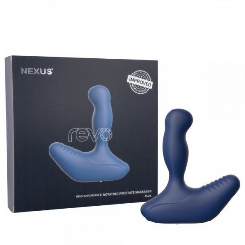 Масажер простати з вібрацією Nexus Revo Blue 100х34 мм (SO3066) Масажер простати з вібрацією Nexus Revo Blue 100х34 мм (SO3066)