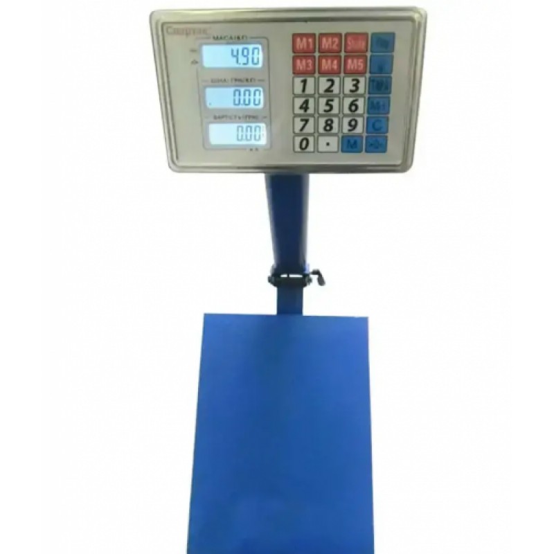 Ваги товарні для зважування Domotec ACS 150 кг FOLD 30х40 6V (1895188010)