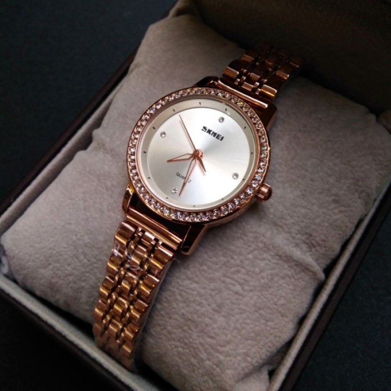 Годинник жіночий класичний Skmei 1311 Malibu Золотистий