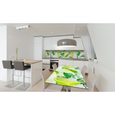 Наклейка вінілова на стіл Zatarga «Лімони у льоду» 650х1200 мм Z180635/1st