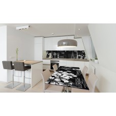 Наклейка вінілова на стіл Zatarga «Чорно-білий Париж» 650х1200 мм Z180761/1st