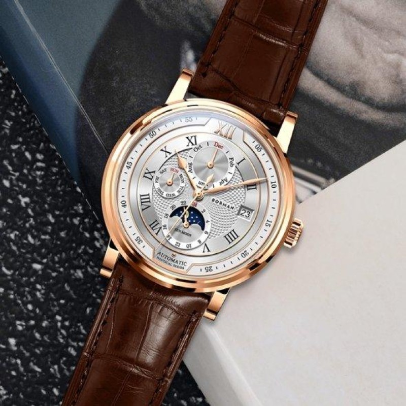 Годинник наручний Borman Club golden