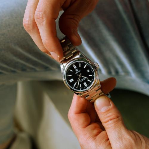 Наручний годинник Benyar Automatic 10 BAR Сріблястий (2783) Наручний годинник Benyar Automatic 10 BAR Сріблястий (2783)